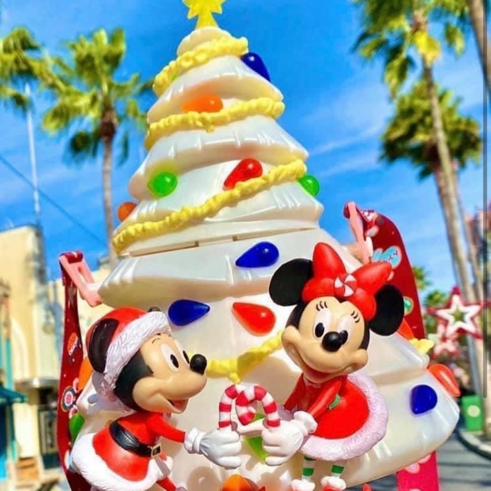 Disney White Christmas tree popcorn holder